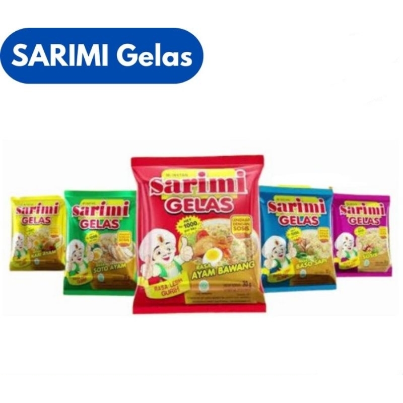 

sarimi gelas aneka rasa 1 renceng 10 pcs mie gaul