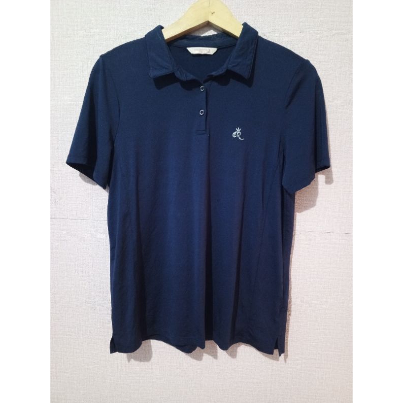 Baju kaos kerah lengan pendek wanita crocodile ladies second like new