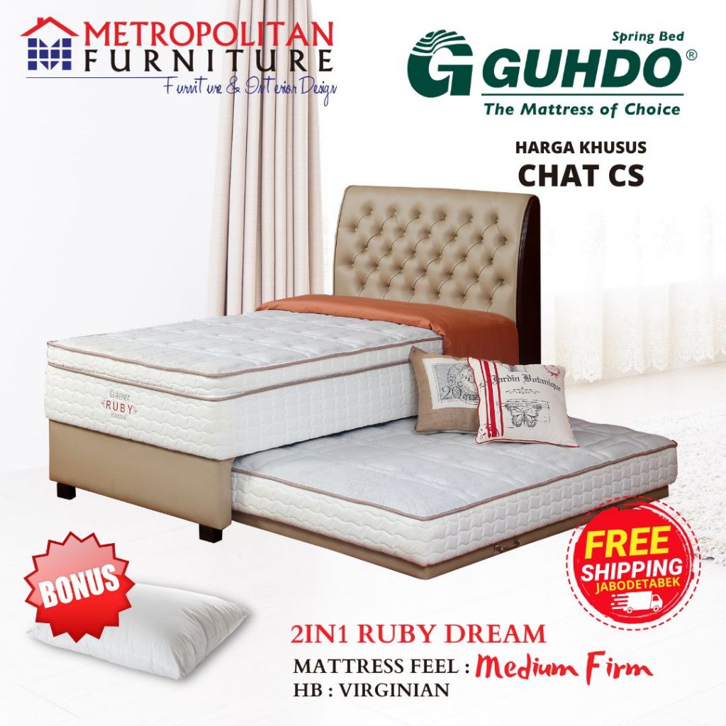 Guhdo Spring bed 2in1 Ruby Dream Latex Set Virginian