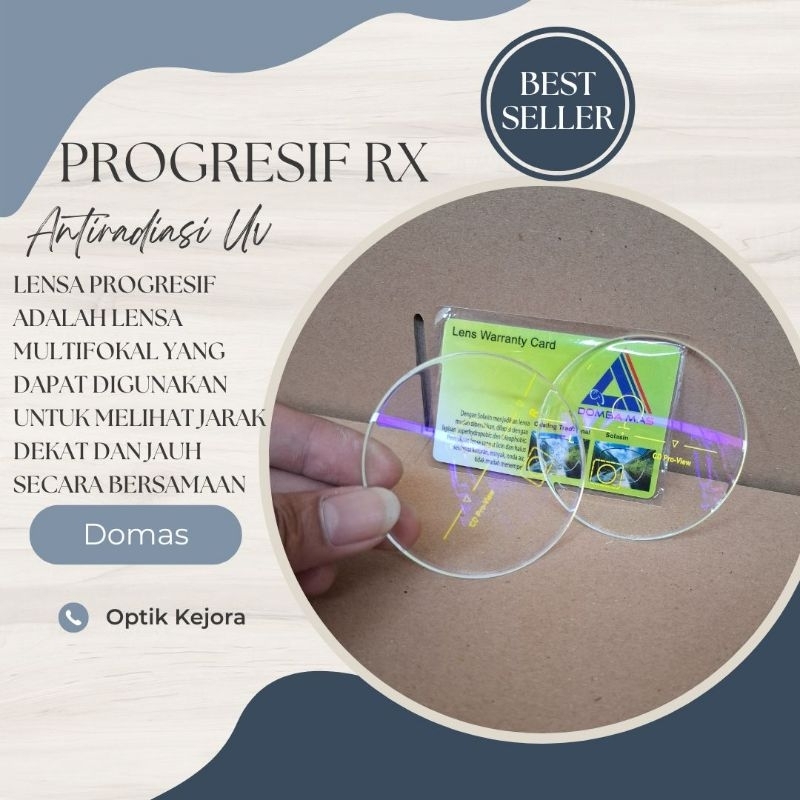 LENSA PROGRESIF | ANTIRADIASI | PLUS-MINUS-CYLINDER | DOMAS