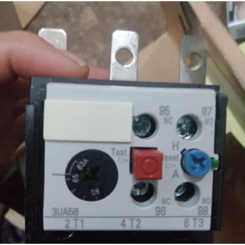 OVERLOAD RELAY SIEMENS 3UA58 40-2U 63-80A ORIGINAL ASLI