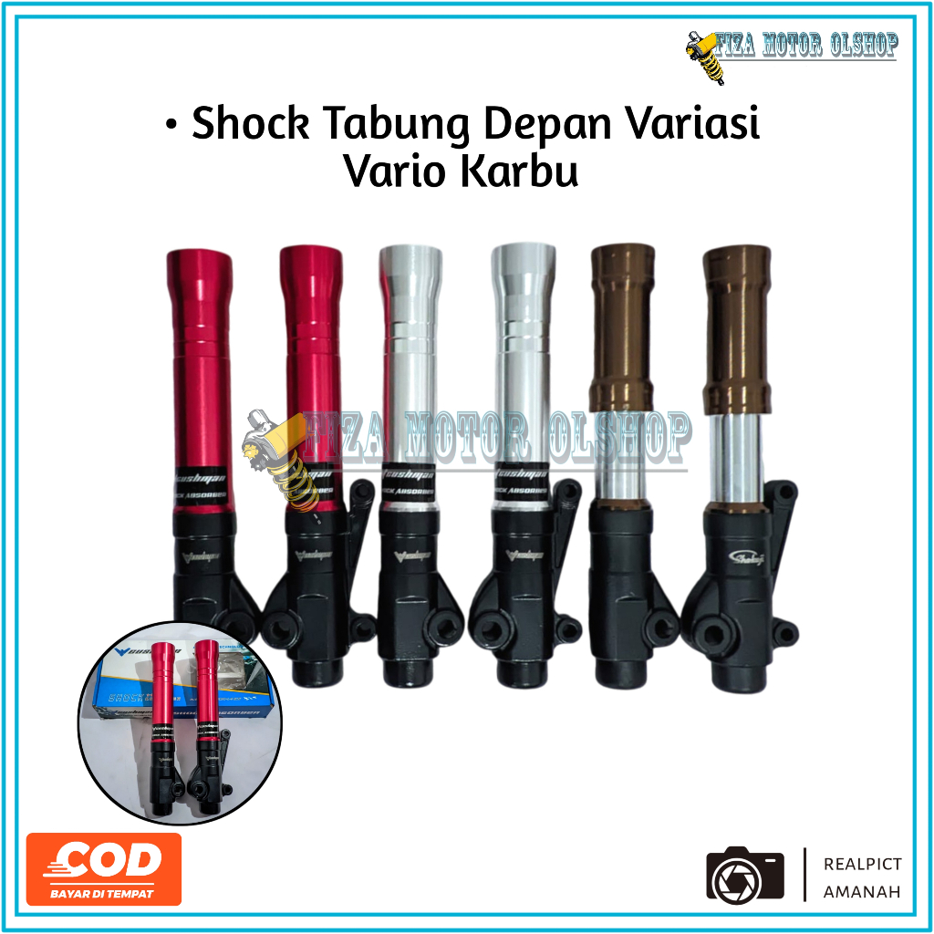 Tabung Shock Sok Depan DBS Shock Merk Shokuji Original Honda Vario Karbu Vario FI New