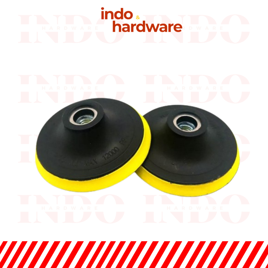 Tatakan Amplas Gerinda Gurinda Grinda Bulat Amplas Poles Amplas 4" Inch Gerinda Tangan