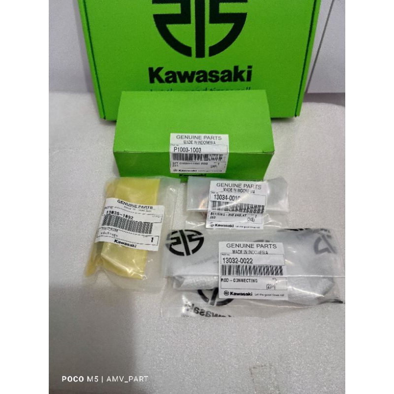 stang seher ZX130 set Rod connecting Kawasaki ZX130 stang piston Kaze zx130