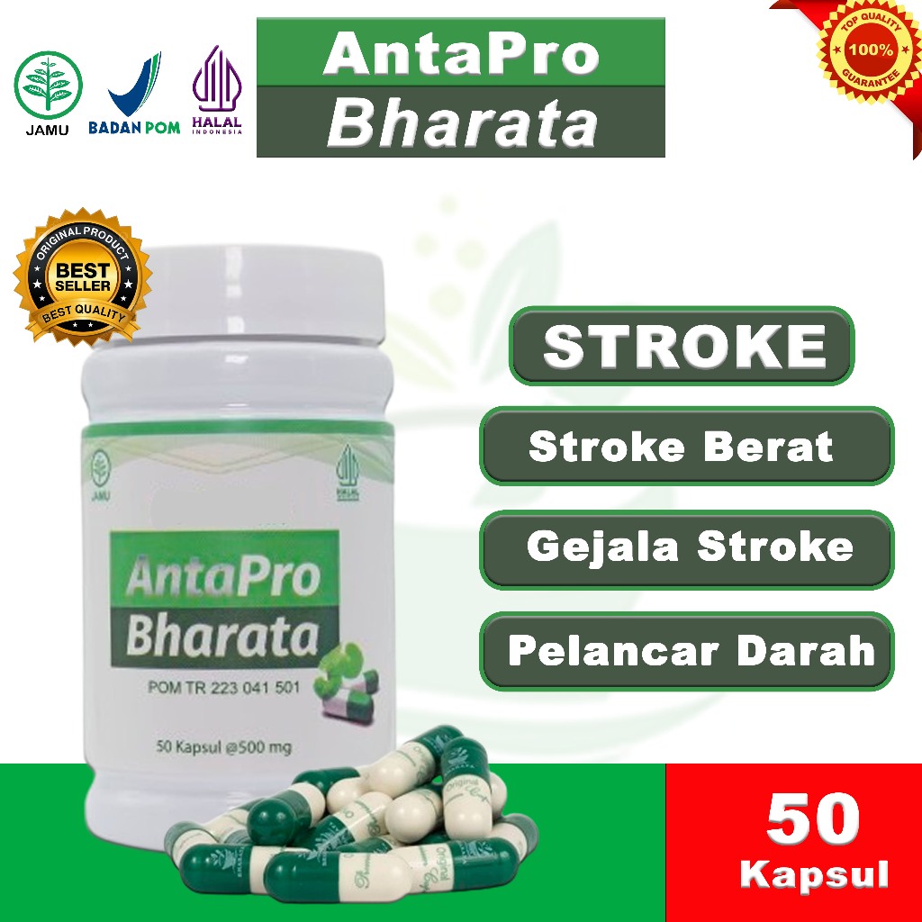 Antapro Bharata Obat Stroke Ampuh Herbal 100% Original