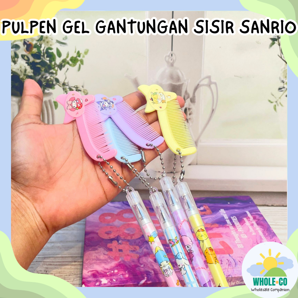 

Pulpen Gel Gantungan Sisir Mini Sanrio Premium Melody Kuromi Cinnamoroll Lucu Unik Imut Termurah Grosir Cod