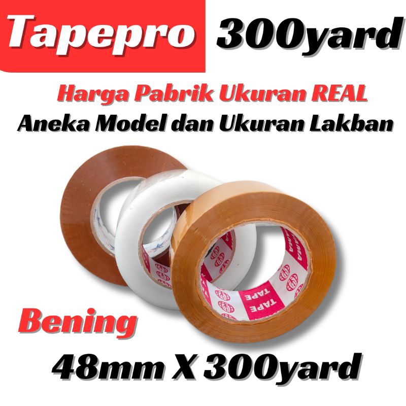 

(Min 3Pcs) Lakban Bening / Coklat OPP 48mmx100yard / 72yard / 90yard Super Lengket Tebal Ukuran REAL Kualitas DAIMARU