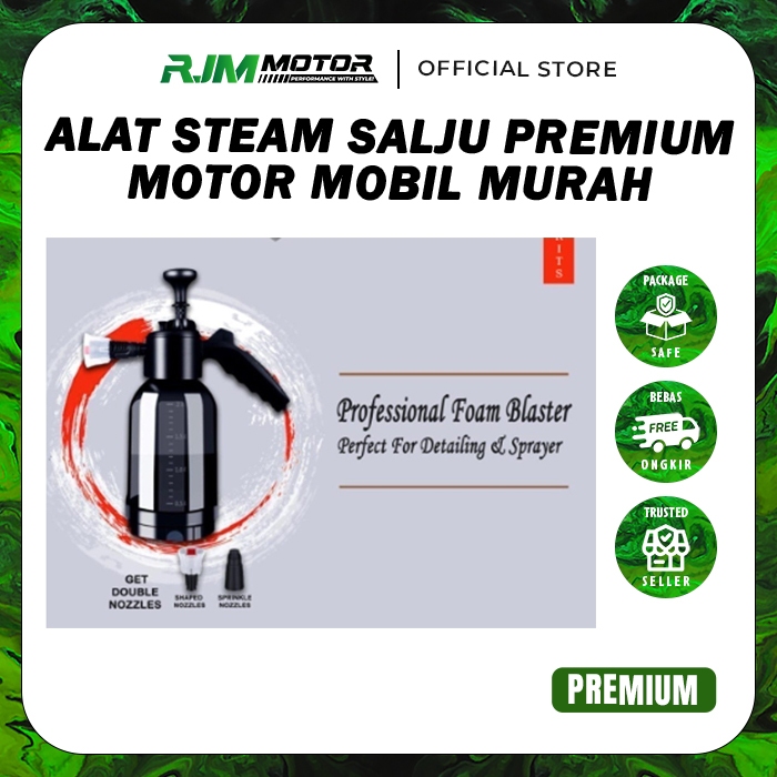 Alat Steam Salju Cucian Motor Mobil Manual Murah Premium Foam Tebal RJM GROSIR