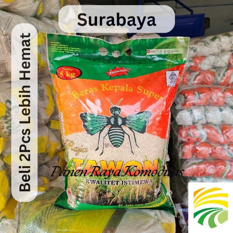 

Beras Raja Tawon Hijau 5kg