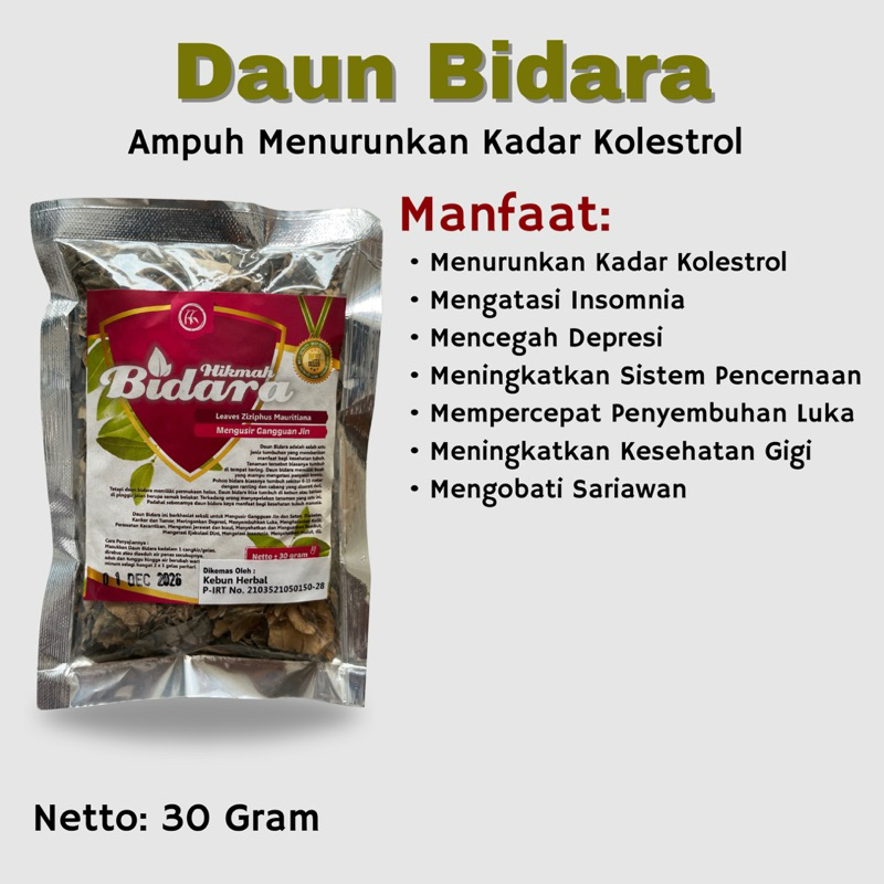 

Teh Daun Bidara Ampuh Atasi Mencegah Diabetes 30Gram