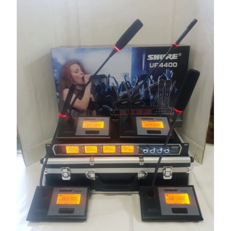 mic meja wireless Ur4400 ur 4400 4mic