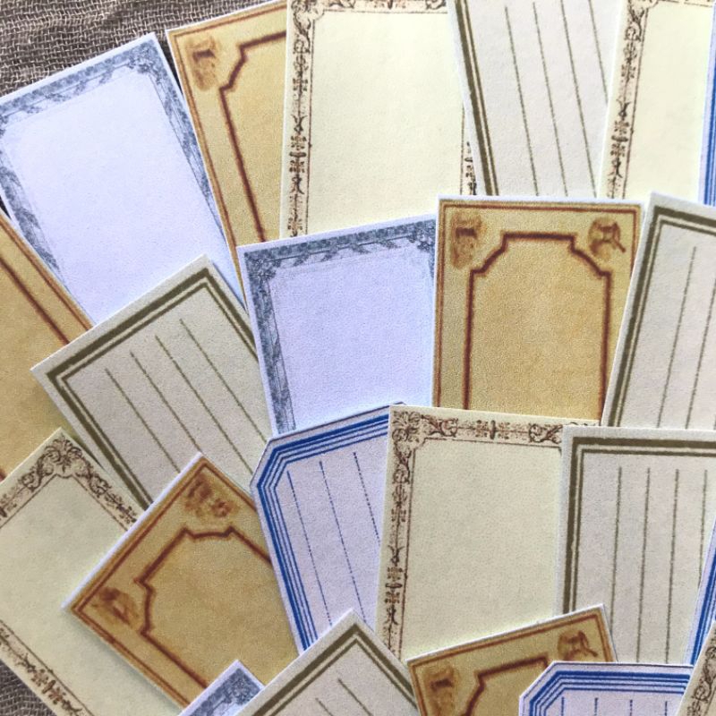 

khalishop - 30 pcs label sticker deco, label sticker, sticker label, bahan jurnal, bujo kit, journal kit, sticker aesthetic, sticker aestetic, sticker vintage, deco sticker, vintage jurnal, sticker murah, sticker pack, journal, scrapbook