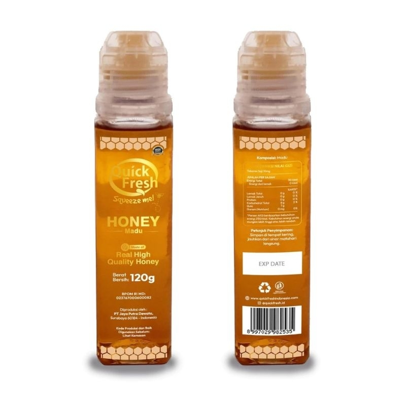 

( BARANG SAMPEL) QUICK FRESH honey Madu murni asli 120 gram