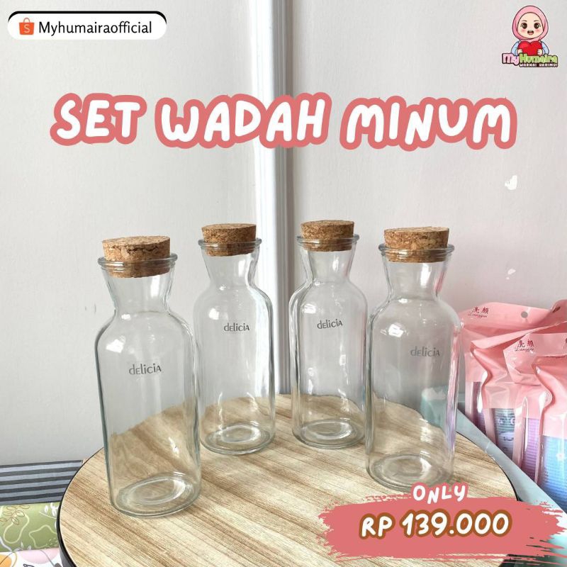 [TENGGARONG] DELICIA CARAFE WITH LID SET
