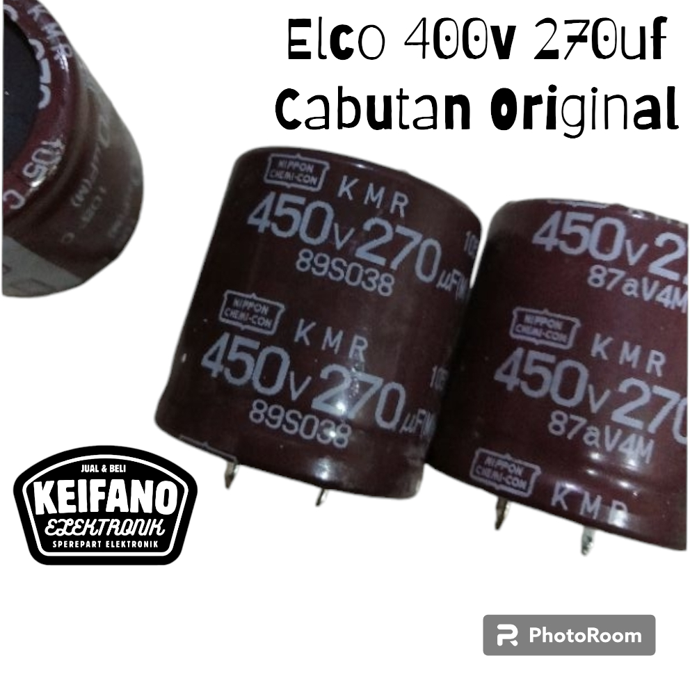 Elco Elo 270uf 400v 270uf 400v Cabutan Original