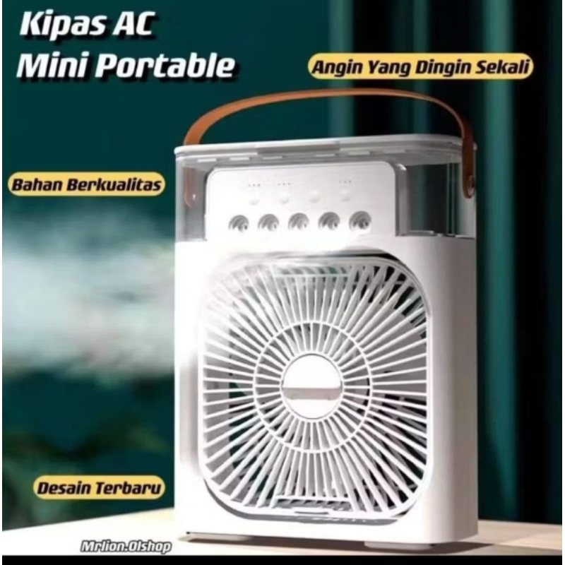 Kipas Angin AC Air Cooler Mini Fan Portable Es Batu Pendingin