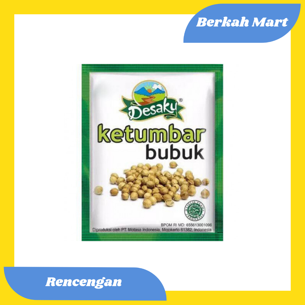 

DESAKU KETUMBAR BUBUK - RENCENGAN ISI 12 PCS