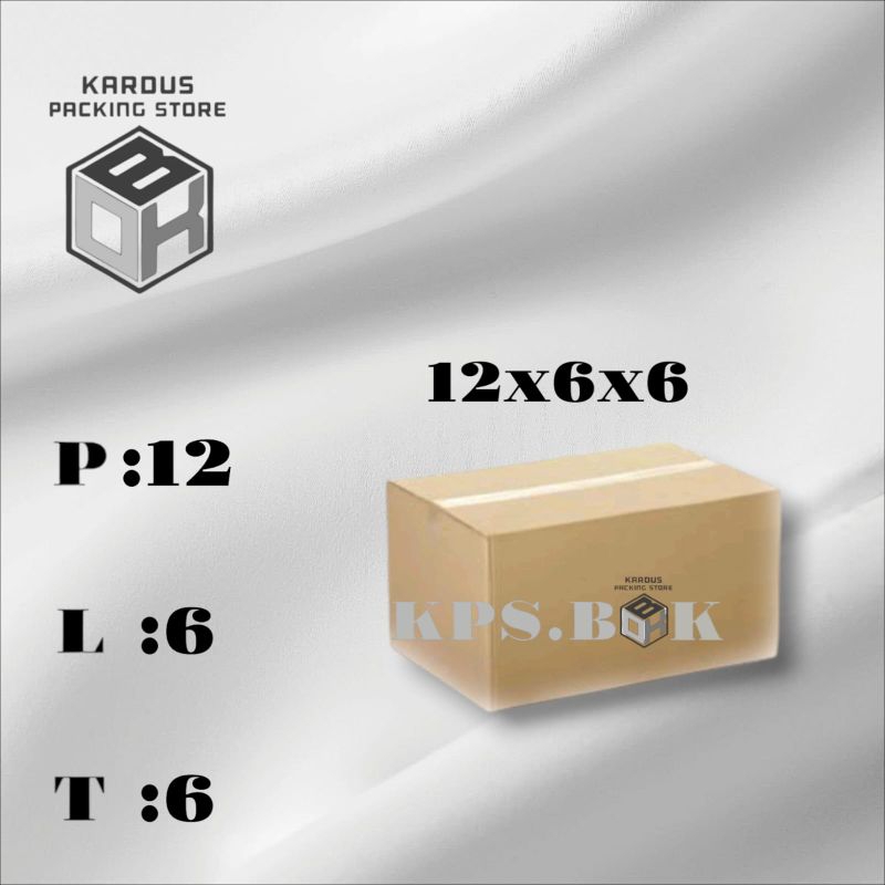 

Kardus box packing 12x6x6