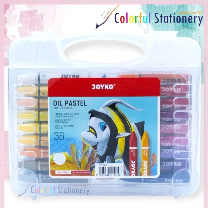 

Crayon Oil Pastel Joyko 36 Warna 36S