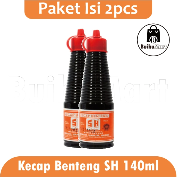 

[ Paket isi 2 ] SH Benteng Kecap Manis 140ml Kemasan Botol