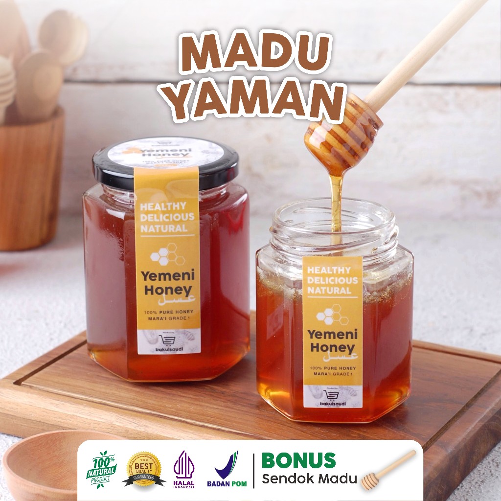 

Madu Yaman Premium Murni Original 100% Murni Maro'i Marai Maroi Madu Arab Asli 100%