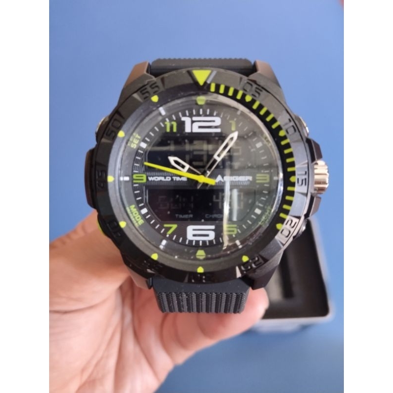 Jam Tangan Outdoor EIGER1989 Baitou Black - New & Original