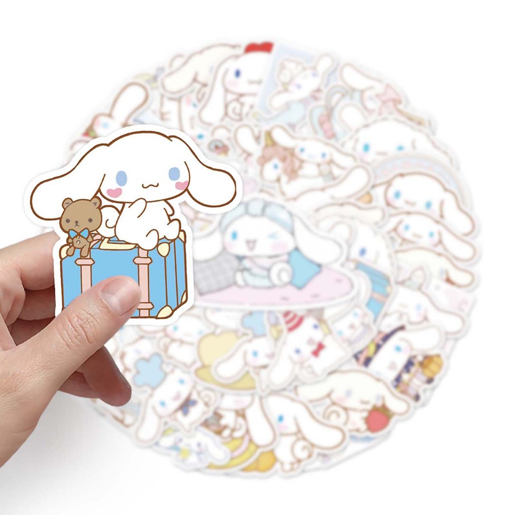 

STIKER VINIL ISI 50 PCS CINNAMOROLL SANRIO DOG ANTI AIR AESTHETIC LOVE