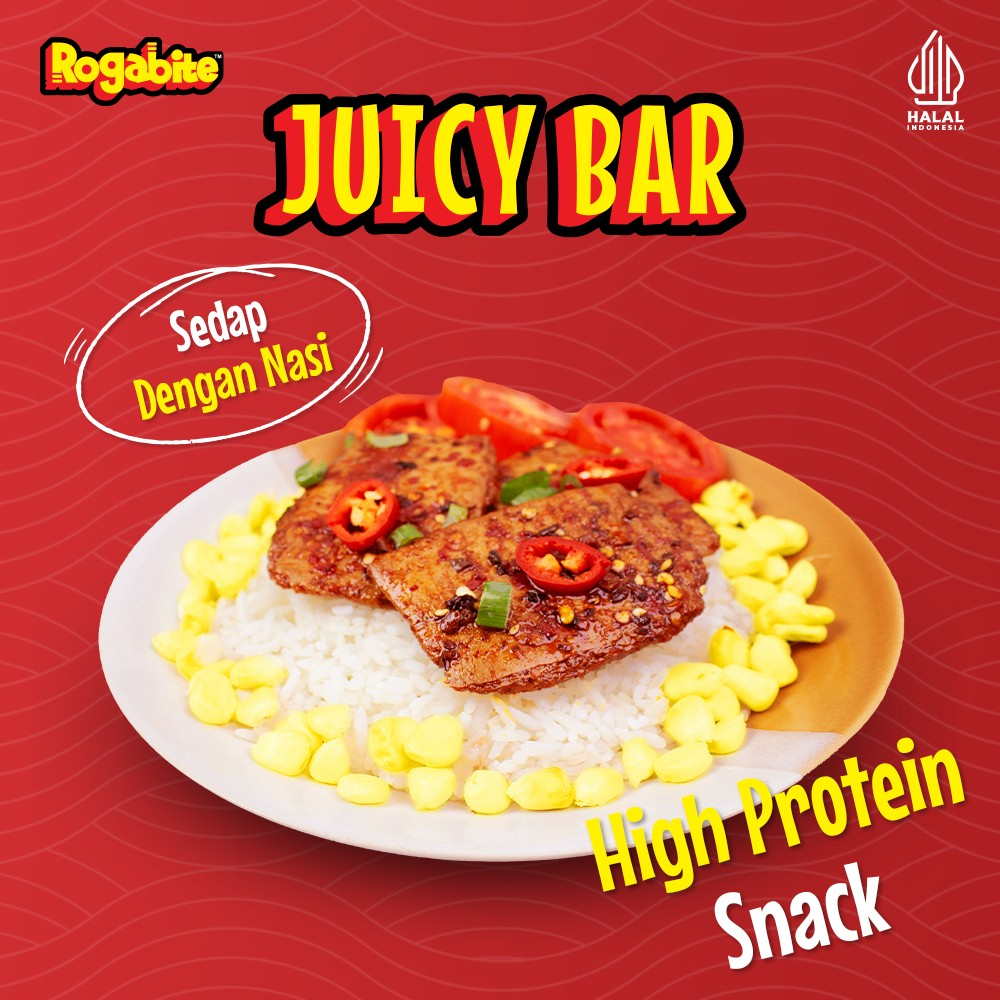 

Juicy Bar & Twist Bar Snack Camilan High Protein Spicy Tofu Original Snack [HALAL]