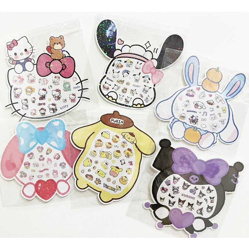 

GHP Stiker Lebar Cutting Wajah Karakter Sanrio - Harga per pcs