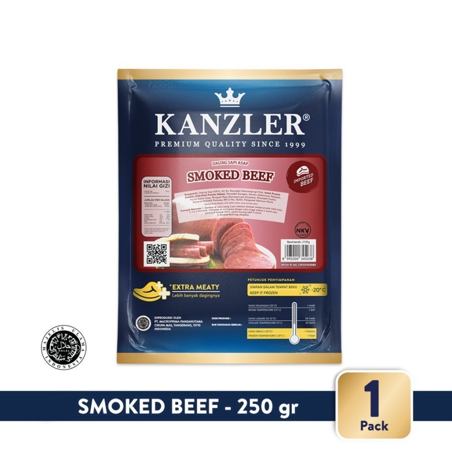 

Kanzler Smoked Beef 250gr