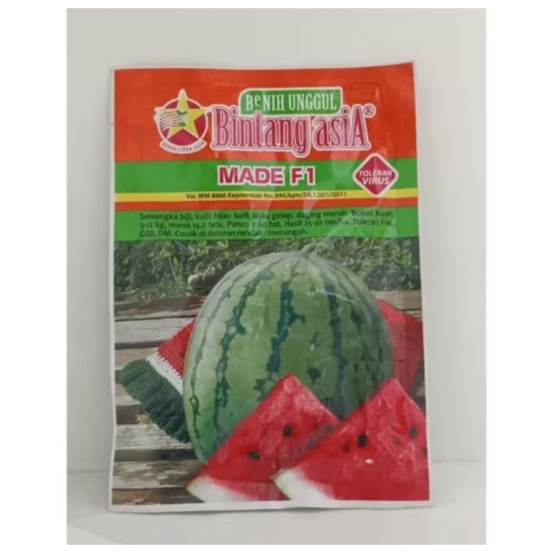 Benih Semangka Madeira F1 20gr Saset