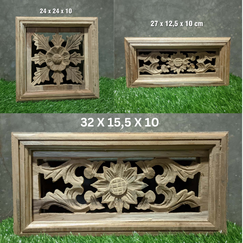 ROSTER LOSTER RUMAH ANGIN VENTILASI UDARA KAYU JATI UKIR