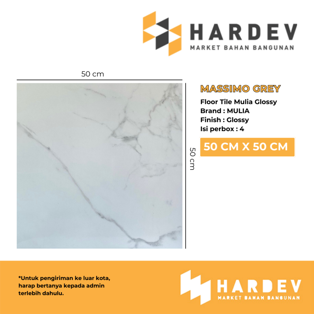 MULIA MASIMO GREY 50 X 50