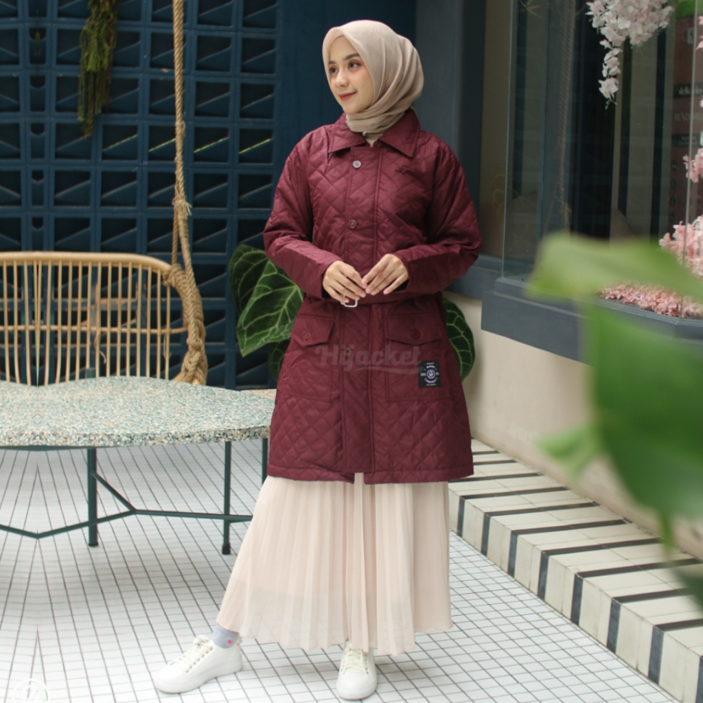 Jaket Hijaber Hijacket AGNEZIA Series | Spesialis Jaket Untuk UMROH & Traveling Luar Negeri