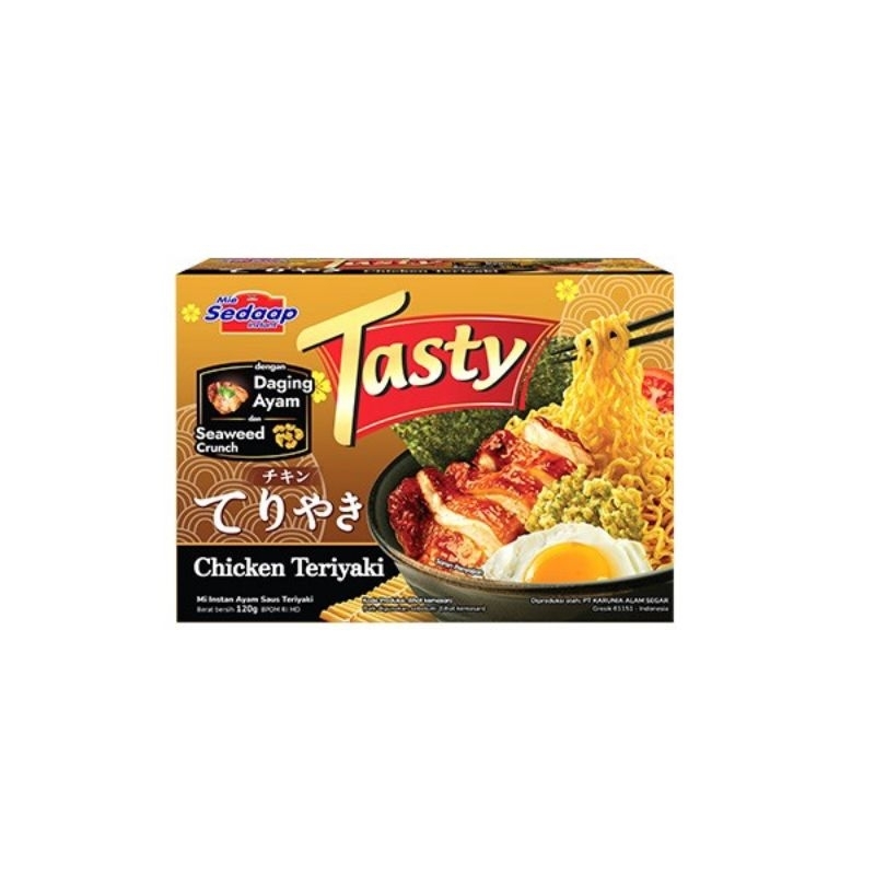 

MIE SEDAP INSTANT CHICKEN TERIYAKI (MIE INSTANT AYAM SAUS TERIYAKI) 120 GR PCS
