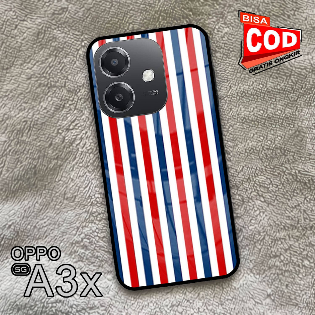 Softcase Glass Kaca | Case Kaca | Casing Kaca | OPPO A3X [S37]
