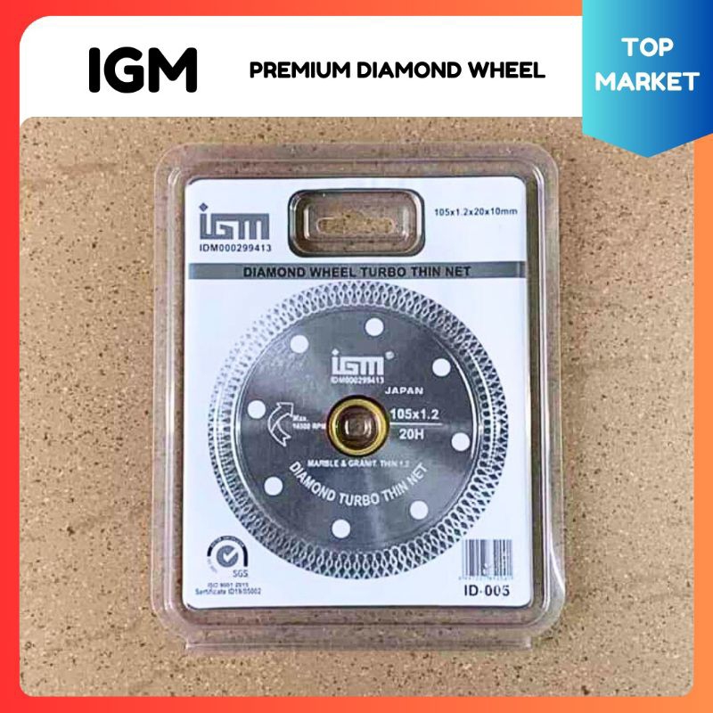 Premium DIAMOND WHEEL IGM MATA POTONG KERAMIK (ID-005)
