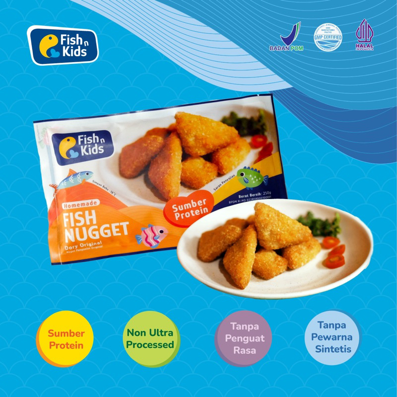 

Nugget Homemade Ikan Dori Original MPASI Anak Non MSG Fish and Kids