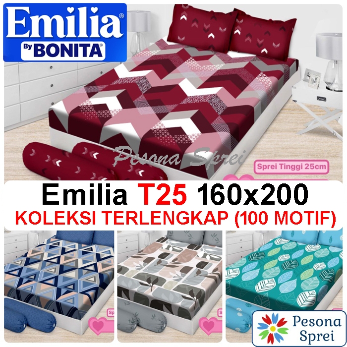 SPREI BONITA 160x200 EMILIA / SPREI BONITA QUEEN EMILIA / SEPRAI BONITA 160x200 / EMILIA 160x200
