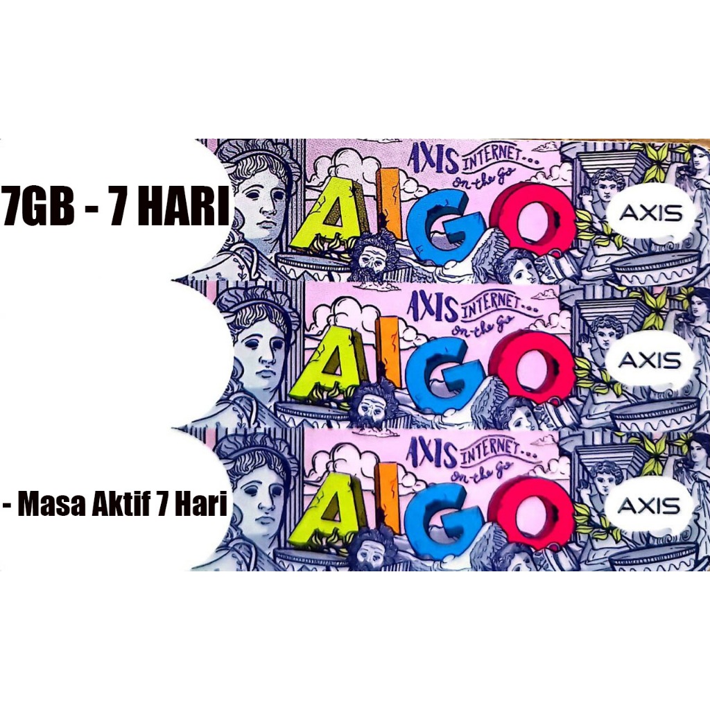 V Axis Aigo 7GB - 7 Hari