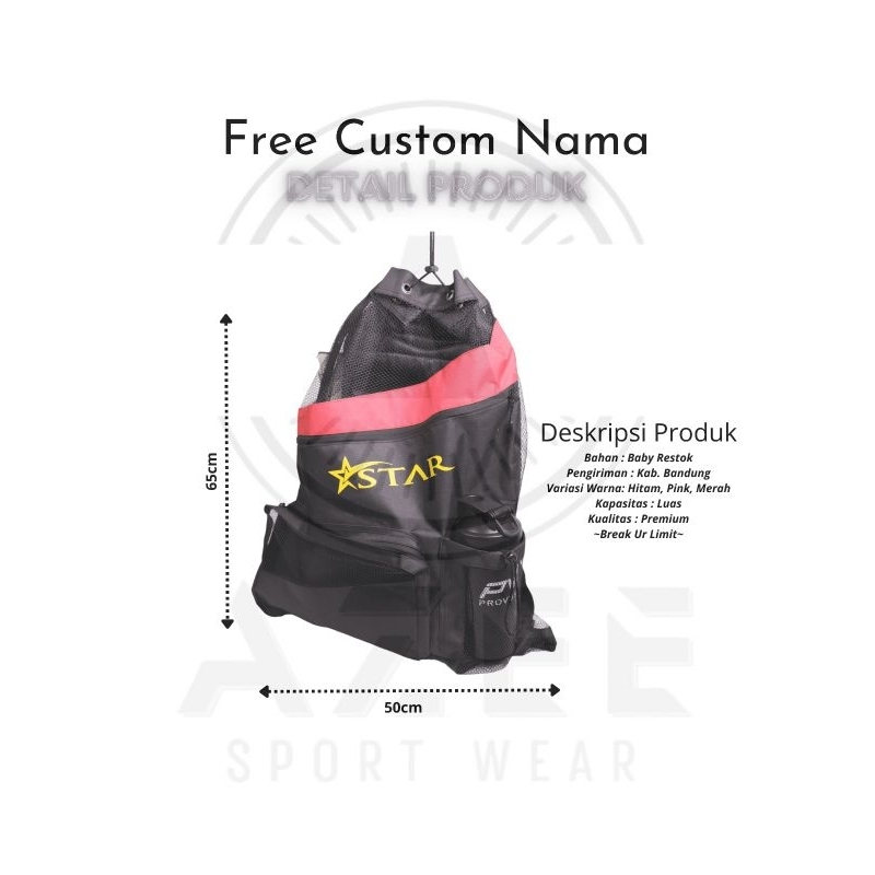 Tas Renang Jaring Olahraga /Tas Renang Limited Edition