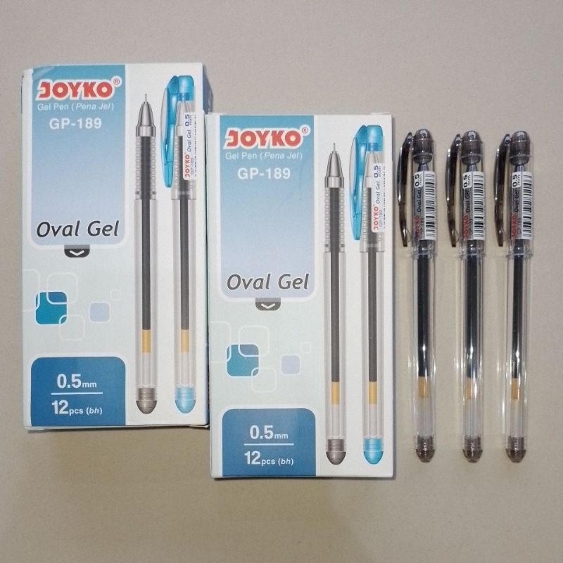 

Pulpen Gel Pen Joyko GP-189 Oval Gel ( 12 Pcs ) [ Original ]