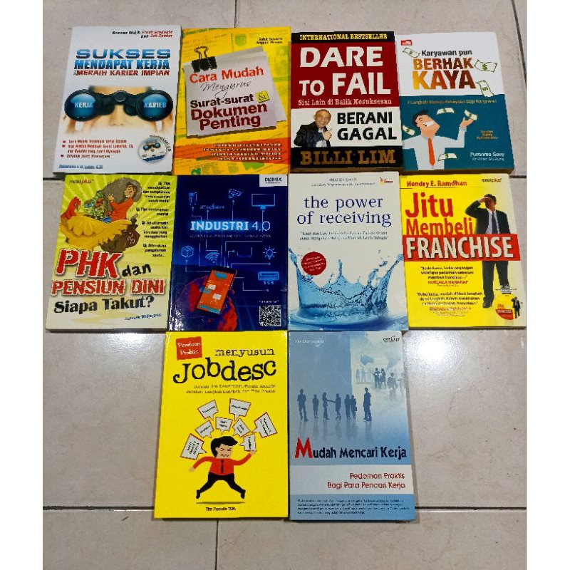 ( PROMO BUKU MURAH ORIGINAL ) OBRAL BUKU MOTIVASI ORIGINAL / BUKU PENGEMBANGAN DIRI / BUKU BISNIS / 