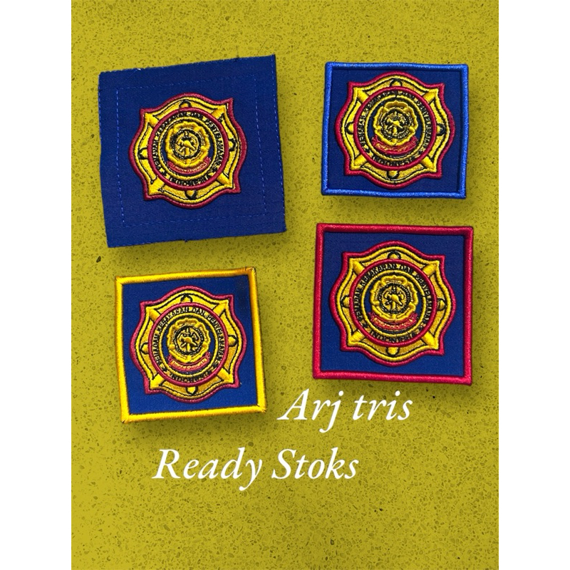 LENCANA | KEWENANGAN PEMADAM BORDIR TIMBUL 3D | DAMKAR TIMBUL