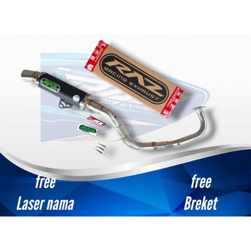 knalpot samlong cobra original raz exhaust (free breket) untuk motor vario beat mio scoopy