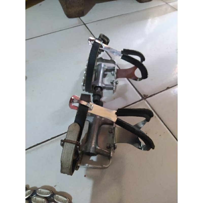 Pedal set wellgo toeclip