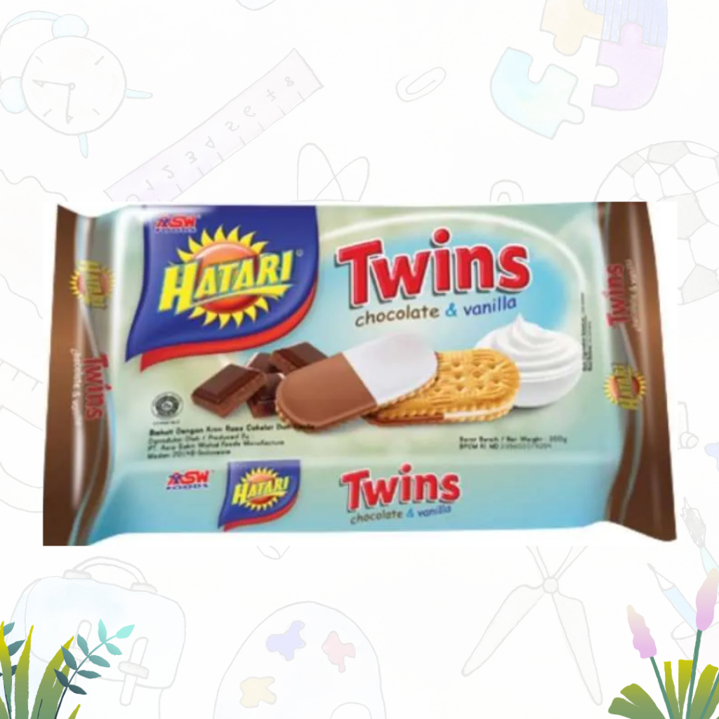 

Hatari Twins Chocolate Dan Vanilla 190gr (PCS)