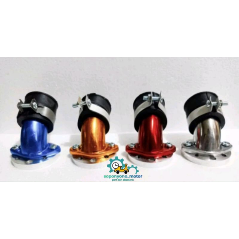 MANIPOL MANIFOL INTAKE MANIFOLD BEBEK LEHER ANGSA MANIPOL PUTAR PE24 PE26 PE28 PUTAR VEGA JUPITER Z 