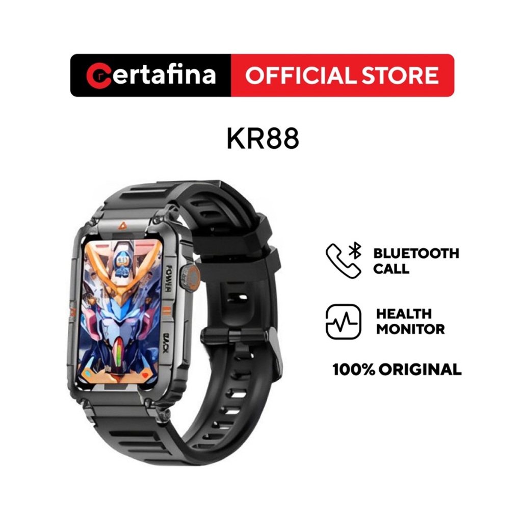 Certafina KR88 1.57 Inch + Blutooth Call Smartwatch