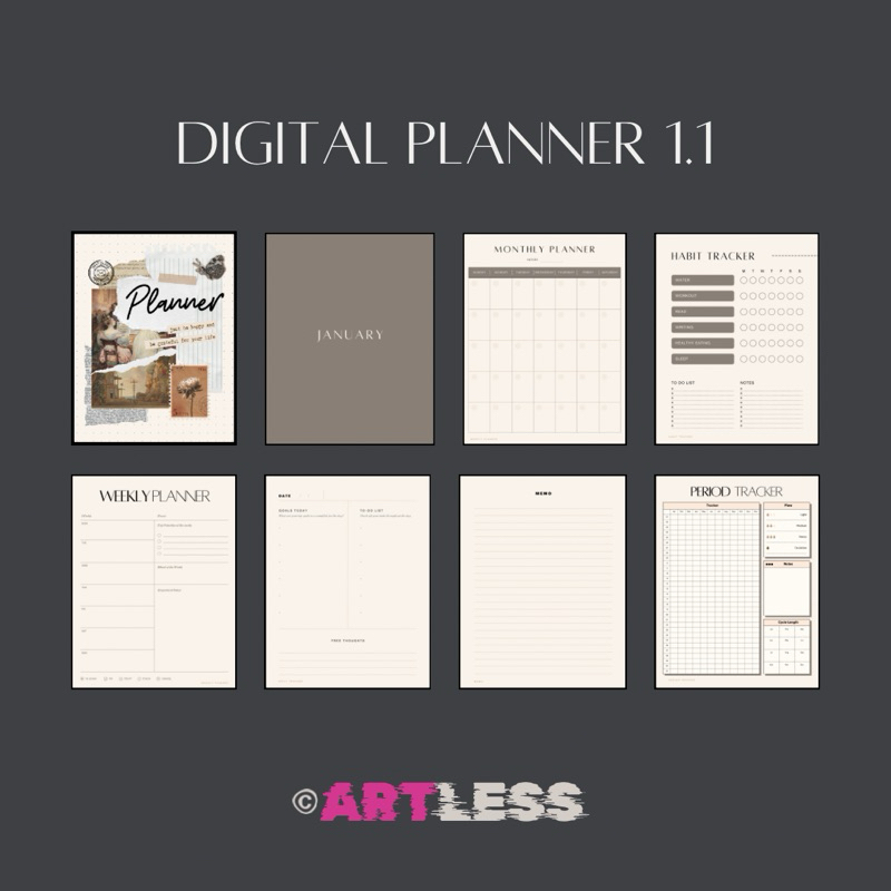 

DIGITAL PLANNER / DAILY PLANNER / WEEKLY PLANNER / YEARLY PLANNER